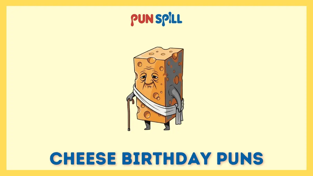 Cheese birthday puns