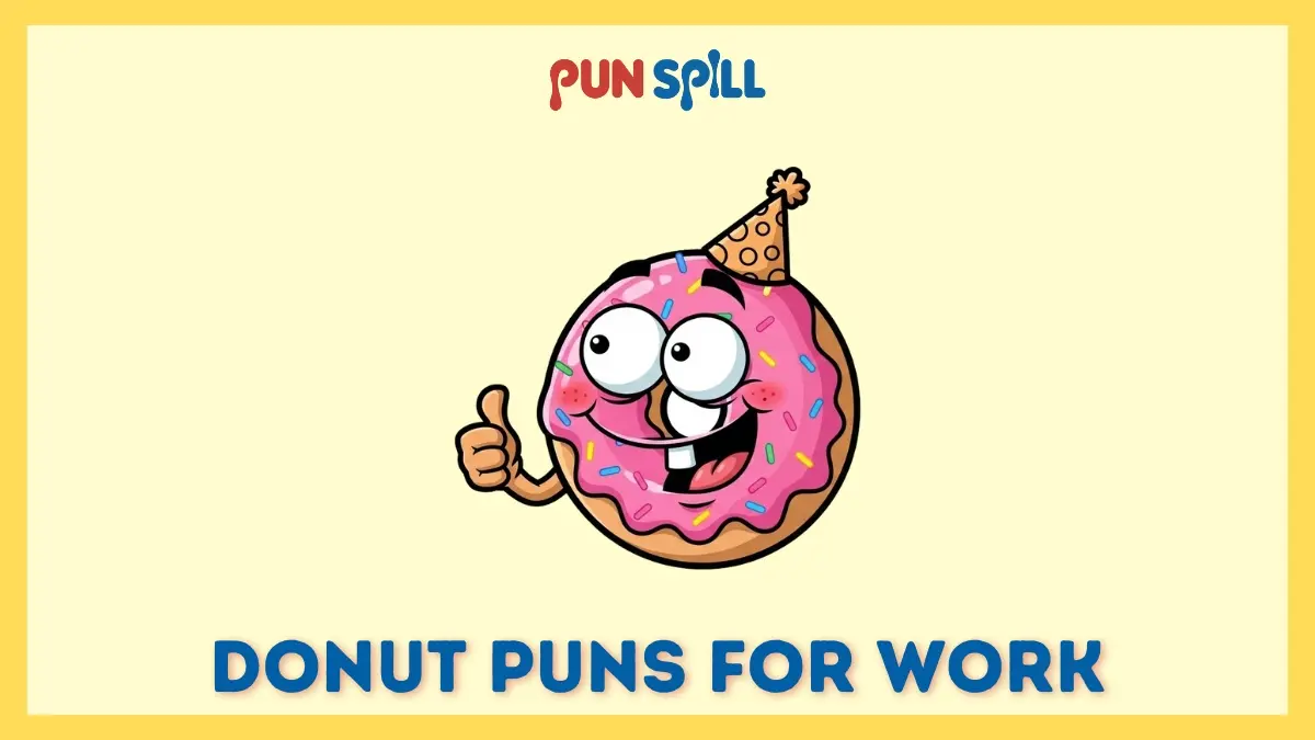 Donut puns for work