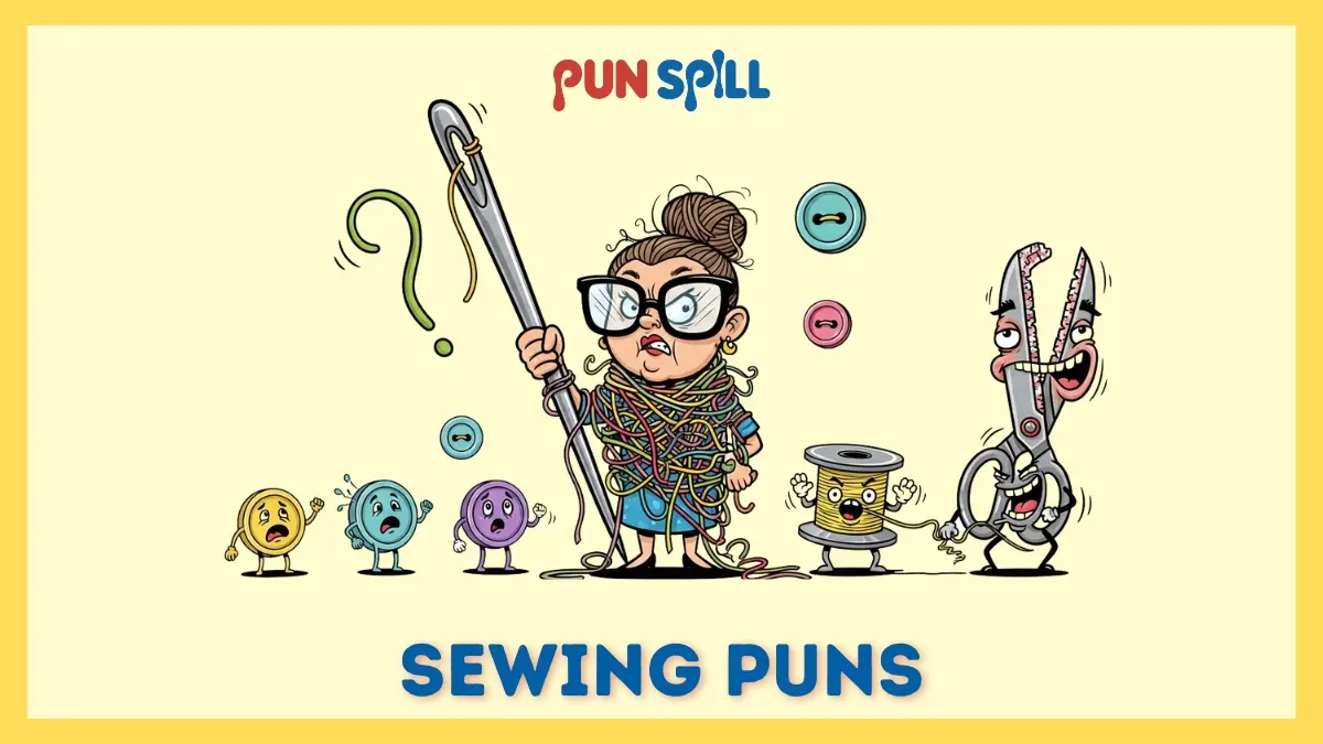 Sewing puns
