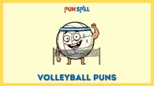 Tragic Volleyball Puns and Court Captions for Bad Players