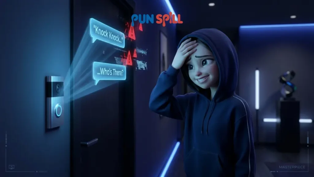 Regretting Opening the Door to Knock Knock Dark Humor Jokes and Puns