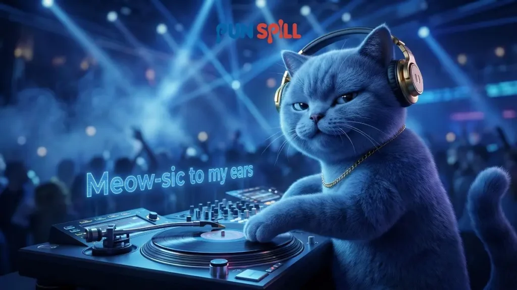 Scratching the Surface With Cat DJ Puns